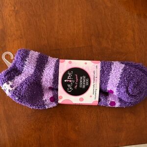 Purple Striped Socks